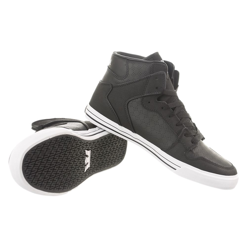 Baskets Montantes Supra Vaider Tuf Noir Tuf Black Homme | OYQ-06998102